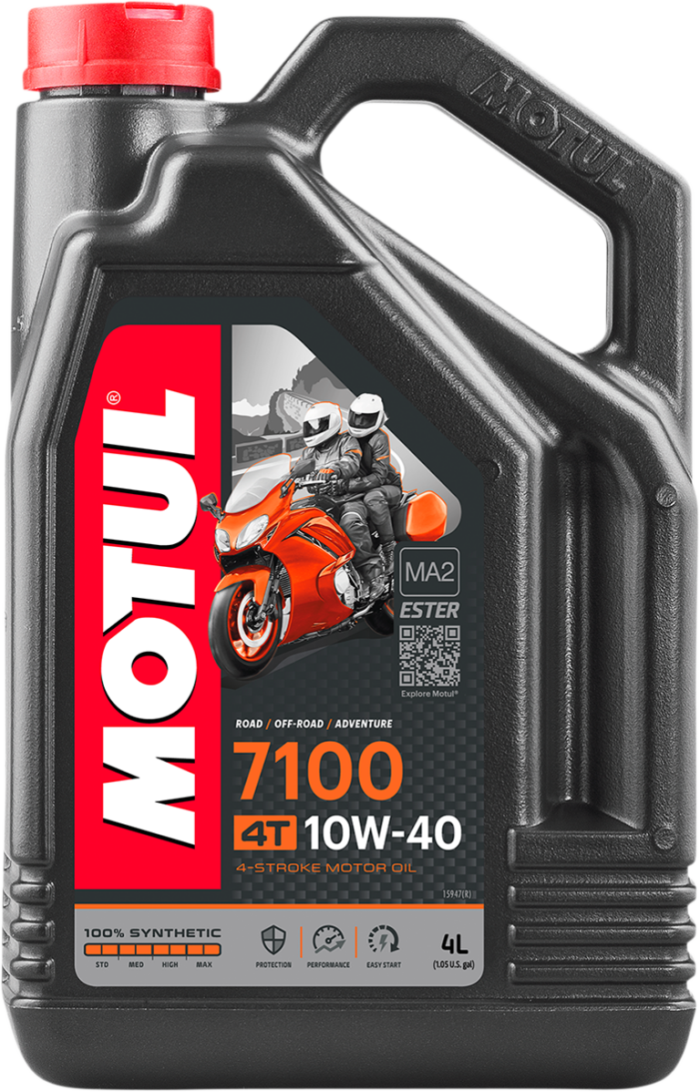 MOTUL - 7100 4T Synthetic Oil - 10W-40 - 4L