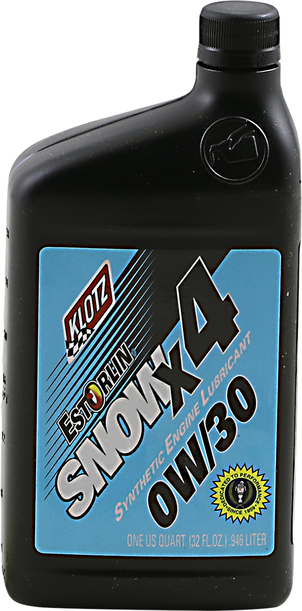 KLOTZ OIL - X4 Snow Oil - 0W-30 - 1 U.S. quart