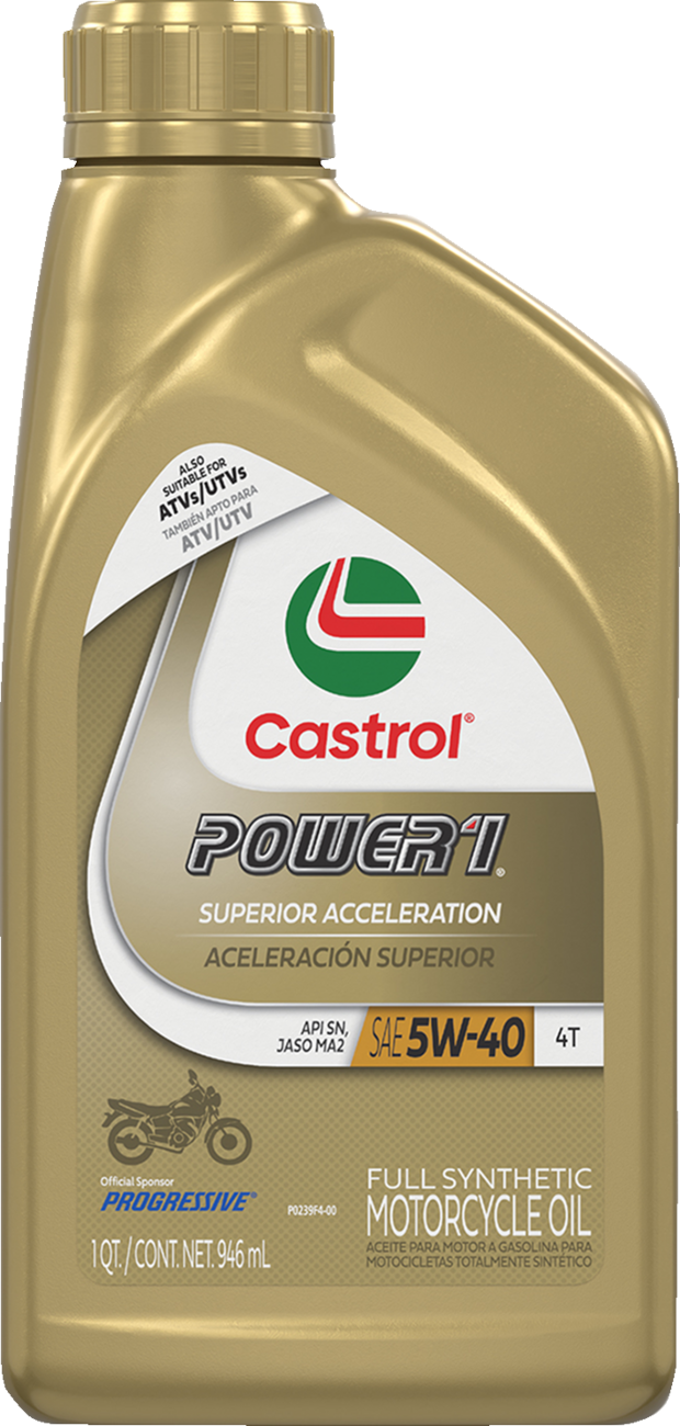 CASTROL - Power 1® Synthetic Engine Oil - 5W-40 - 1 US quart