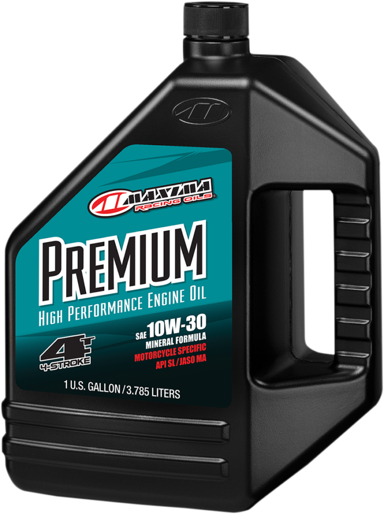 MAXIMA RACING OIL - Premium High Performance Mineral 4T Engine Oil - 10W-30 - 1 US gallon