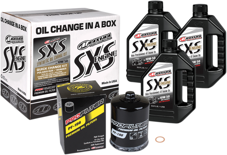 MAXIMA RACING OIL - SXS Synthetic Oil Change Kit - Polaris - 10W-50