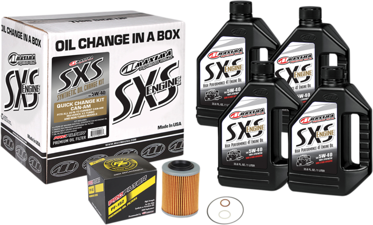 MAXIMA RACING OIL - SXS Synthetic Oil Change Kit - Can-Am - 5W-40