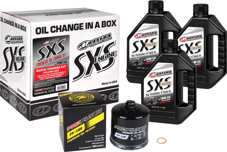 MAXIMA RACING OIL - SXS Synthetic Oil Change Kit - Polaris Turbo - 10W-50