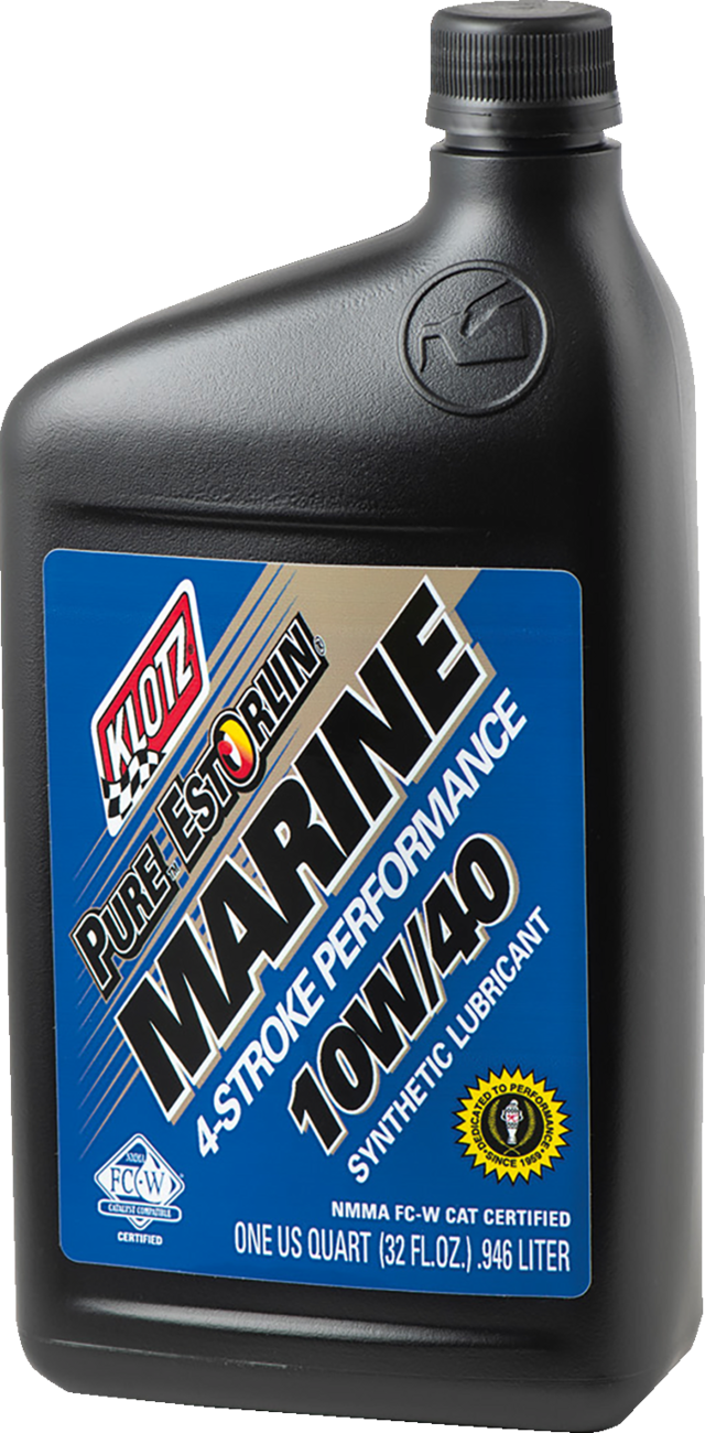 KLOTZ OIL - Marine 4-Stroke Engine Oil - 10W-40 - 1 U.S. quart