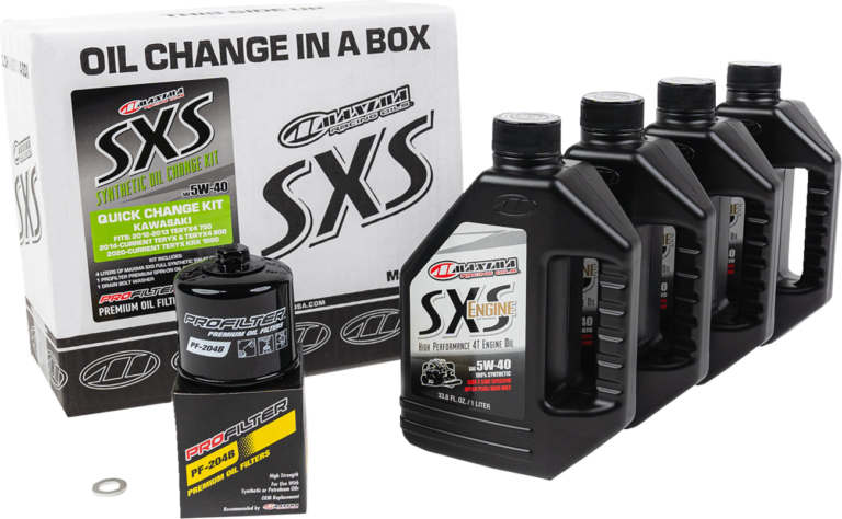 MAXIMA RACING OIL - SXS Synthetic Oil Change Kit - Kawasaki Teryx - 5W40