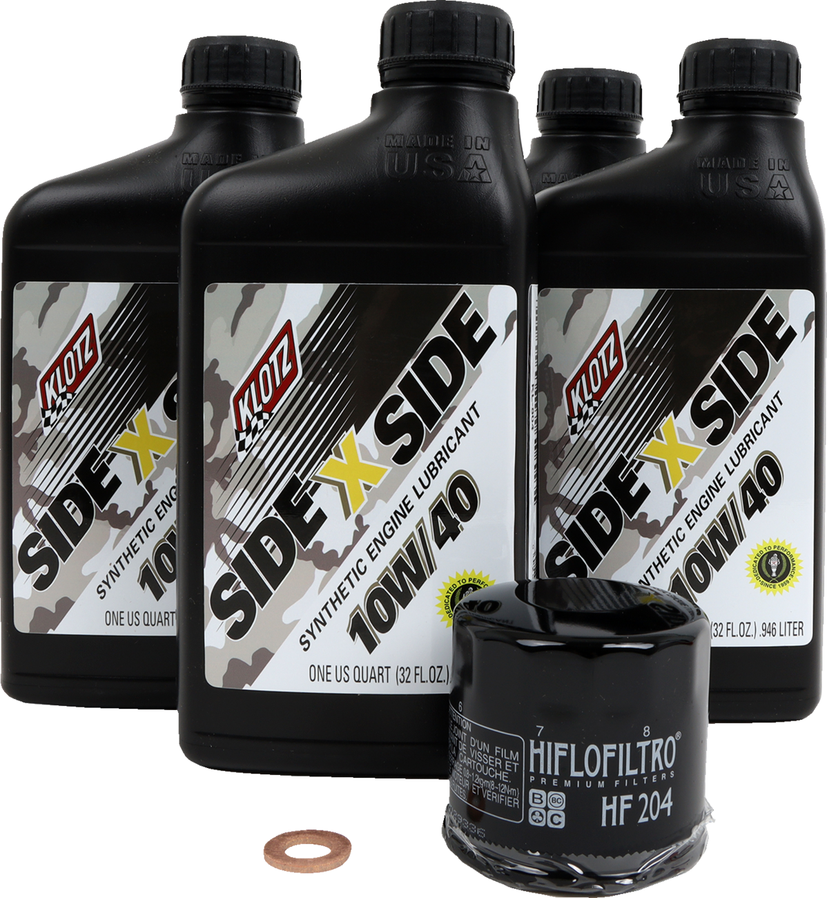 KLOTZ OIL - Oil Change Kit - Kawasaki - 10W/40 - Image 2