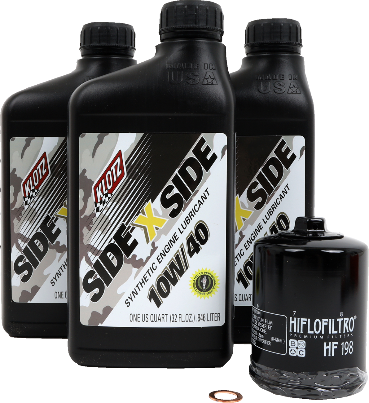 KLOTZ OIL - Oil Change Kit - Polaris - 10W/40 - Image 2