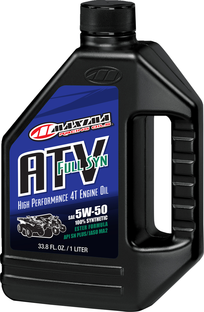 MAXIMA RACING OIL - ATV Full Synthetic Engine Oil - 5W-50 - Liter - Image 2