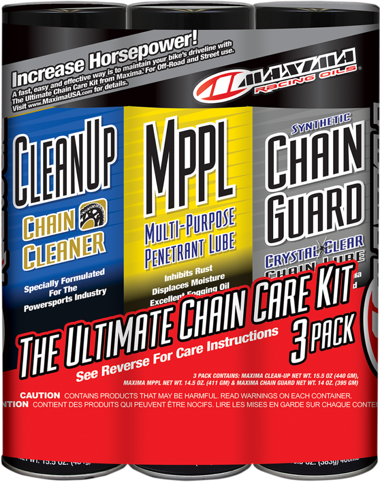 MAXIMA RACING OIL - Synthetic Chain Care Kit - Aerosol