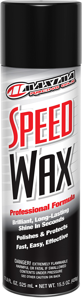 MAXIMA RACING OIL - Speed Wax Detailer - 15.5 oz. net wt. - Aerosol - Image 2