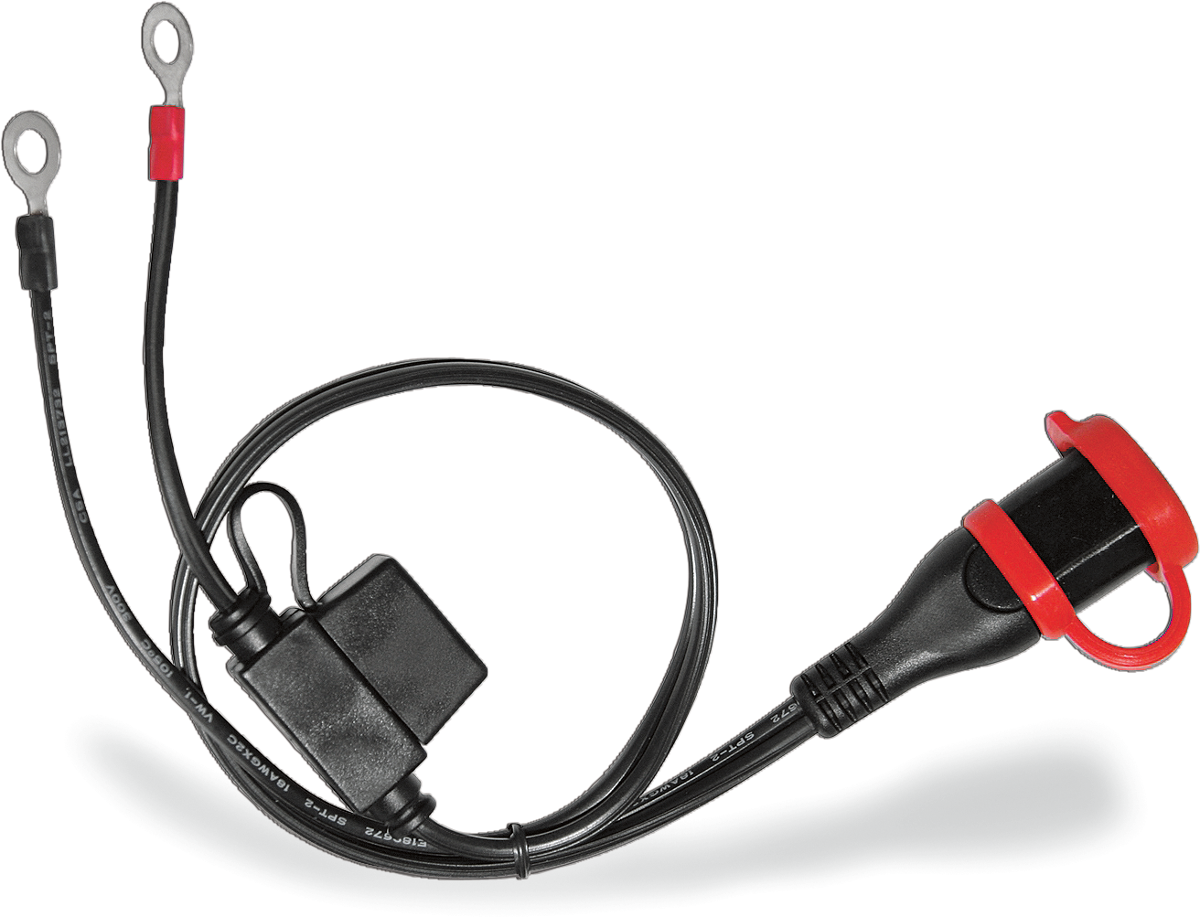 TECMATE - Battery Lead with Ring Terminal - 12V - Fused - Image 2