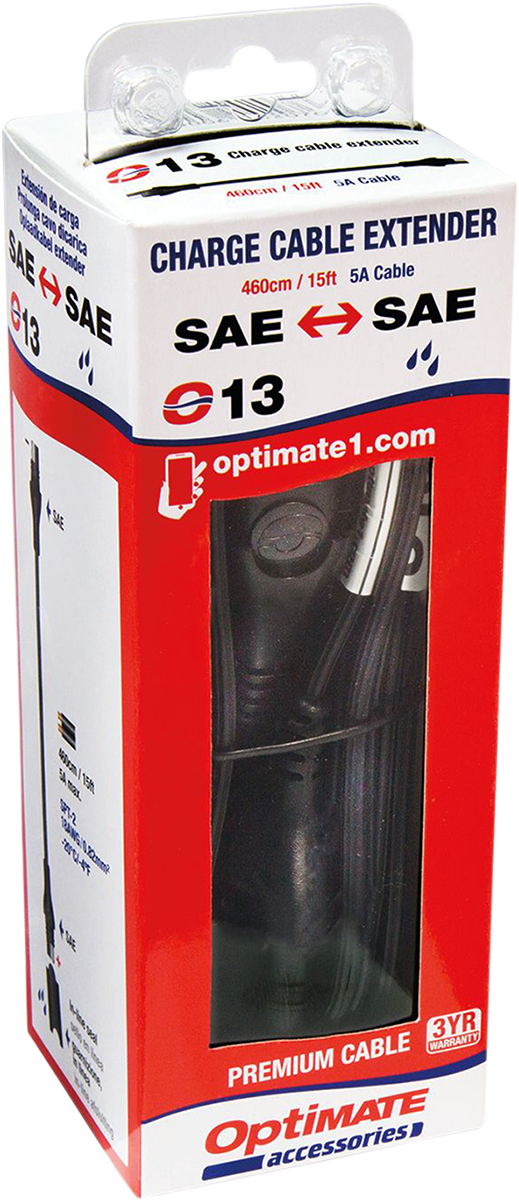 TECMATE - 15' Extender - Charger Cable