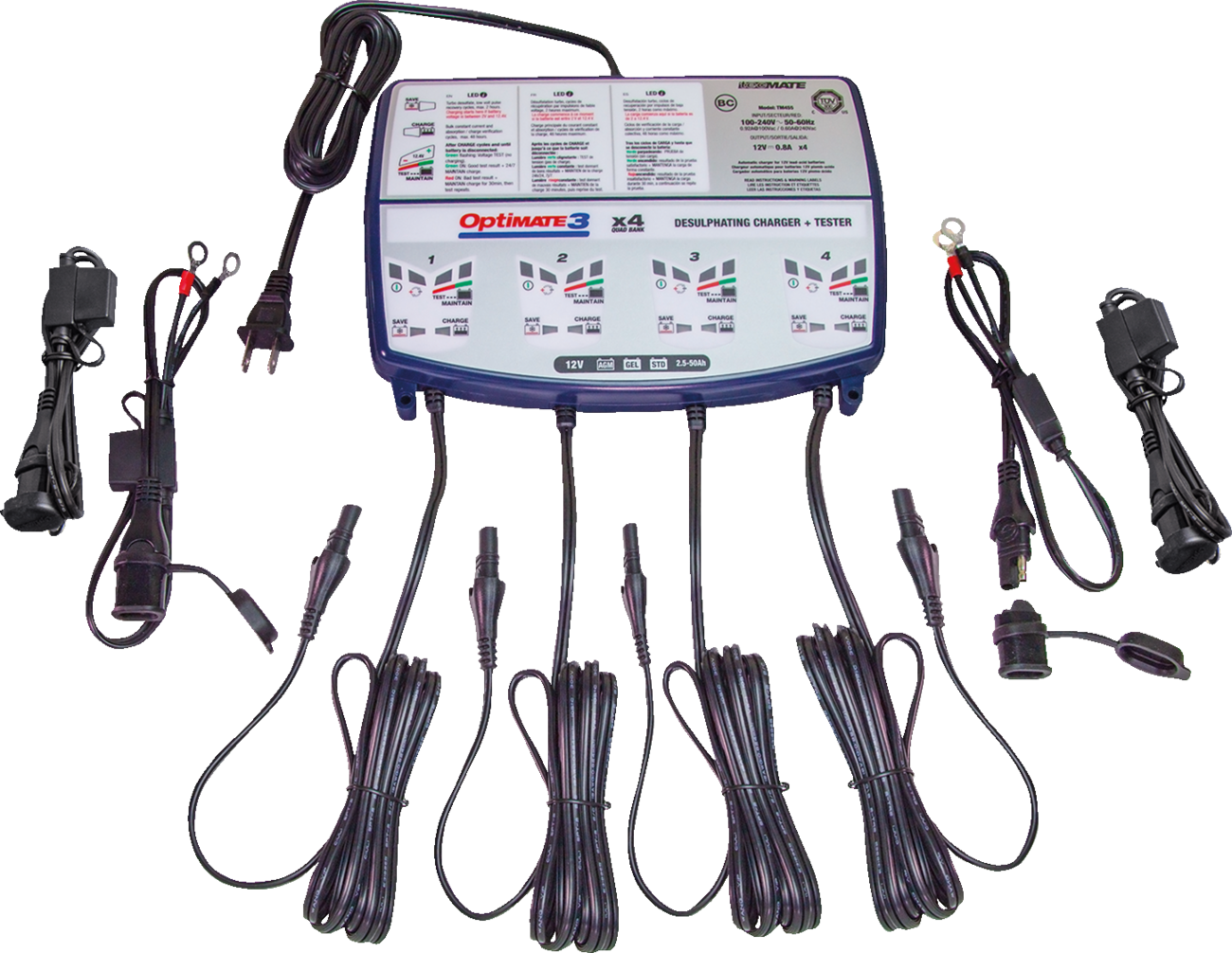 TECMATE - Battery Charger/Maintainer - 2 Bank - Image 2