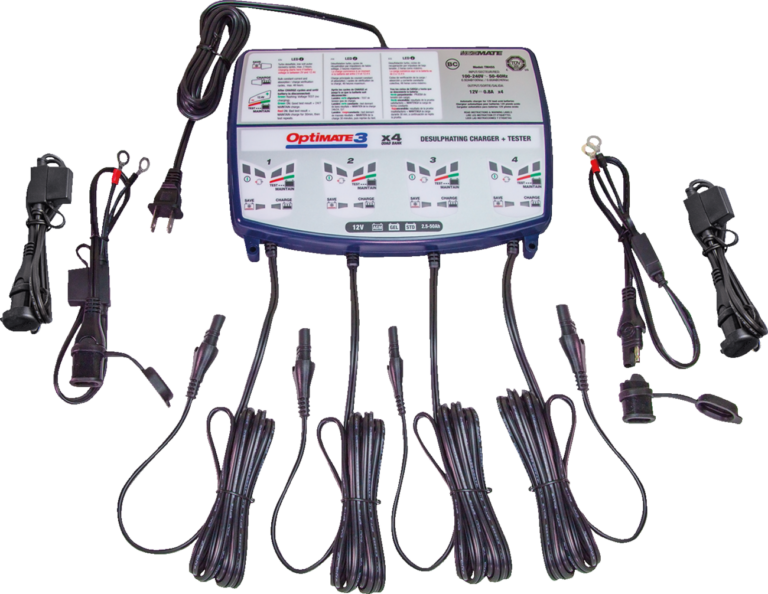 TECMATE - Battery Charger/Maintainer - 4 Bank