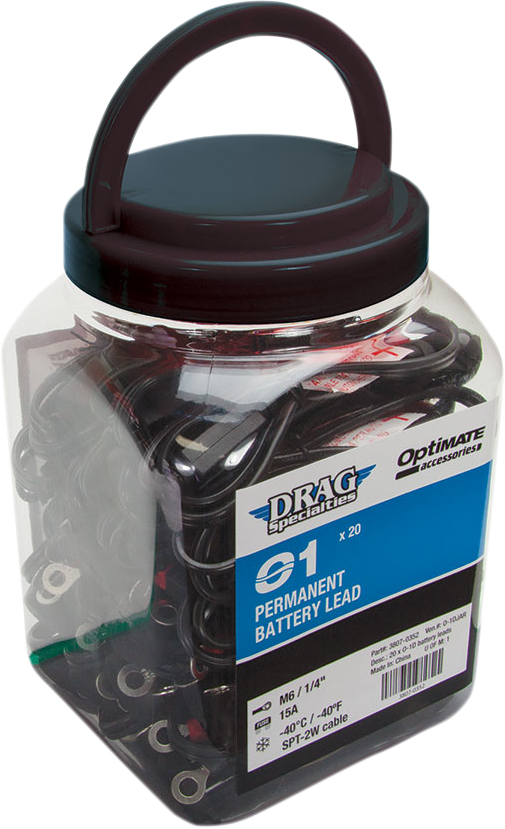 TECMATE - Drag Specialties Permanent Battery Lead O-01 - Six Jars of 20 - Image 2
