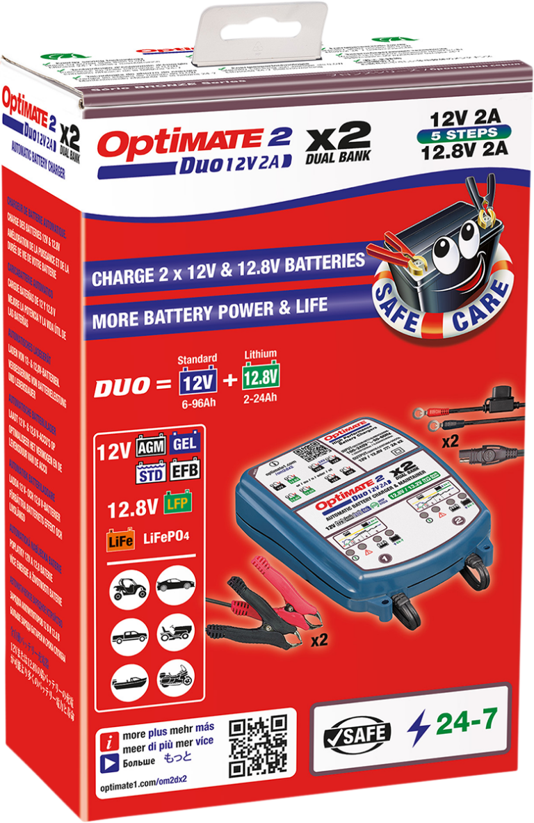 TECMATE - Battery Charger/Maintainer - 2-Bank