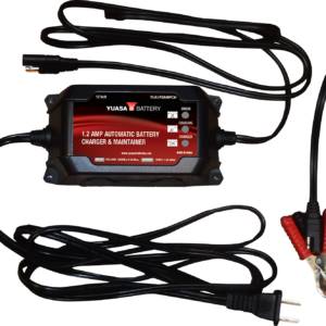 YUASA - Battery Charger/Maintainer - Automatic - 1.2 Amp/12 V