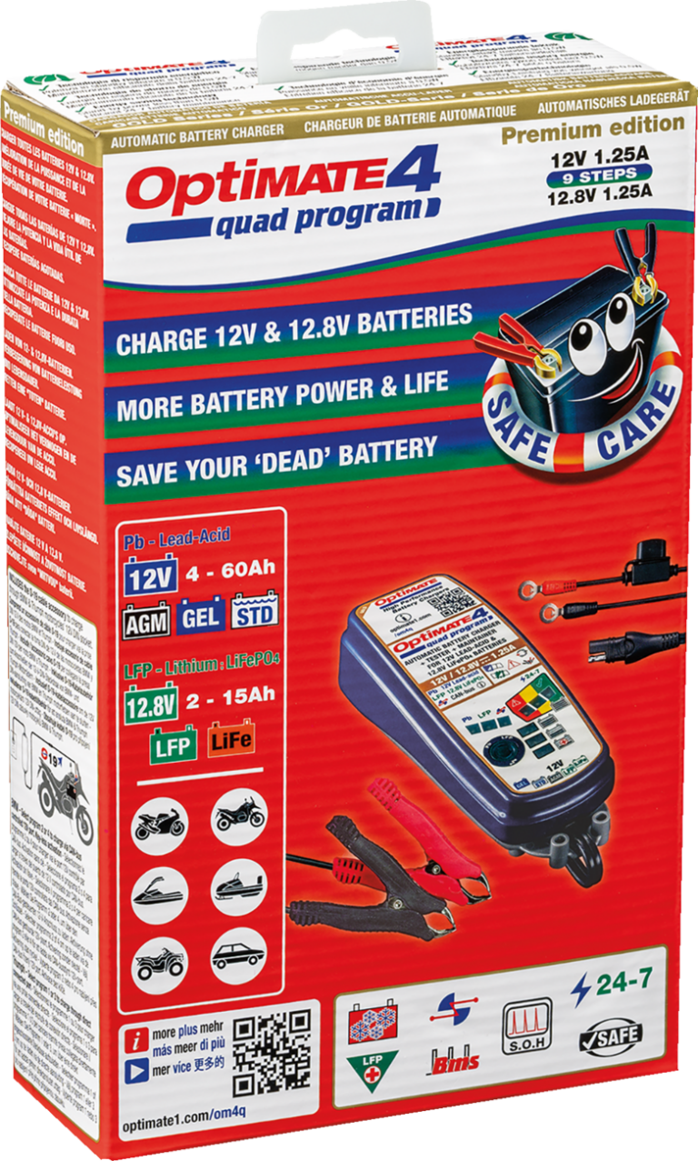 TECMATE - Optimate 4 - Quad - Premium Edition