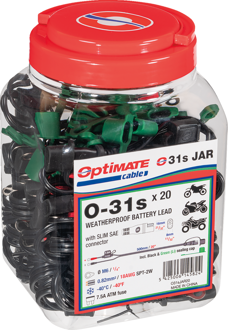 TECMATE - Charging Cable - OptiMate - O-31S - 20 Pack - Image 2