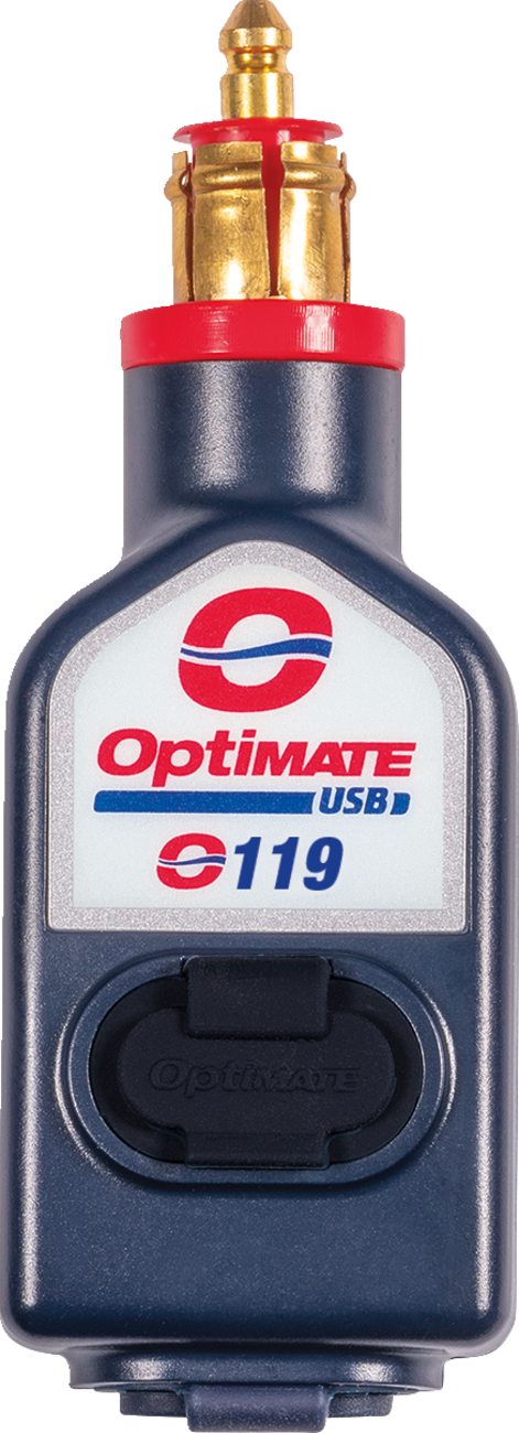 TECMATE - Dual USB Charger - 180° BIKE Plug - USB-A/USB-C