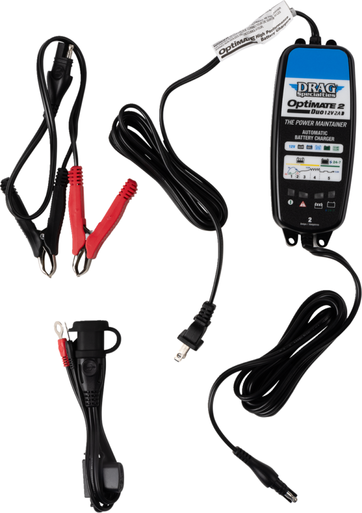 TECMATE - Drag Specialties Battery Charger - Optimate 2 Duo