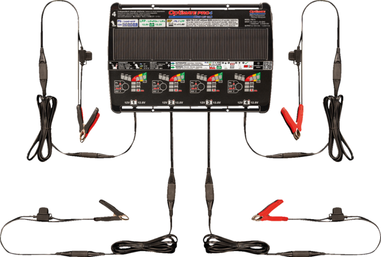 TECMATE - Battery Charger/Maintainer - 4 Banks