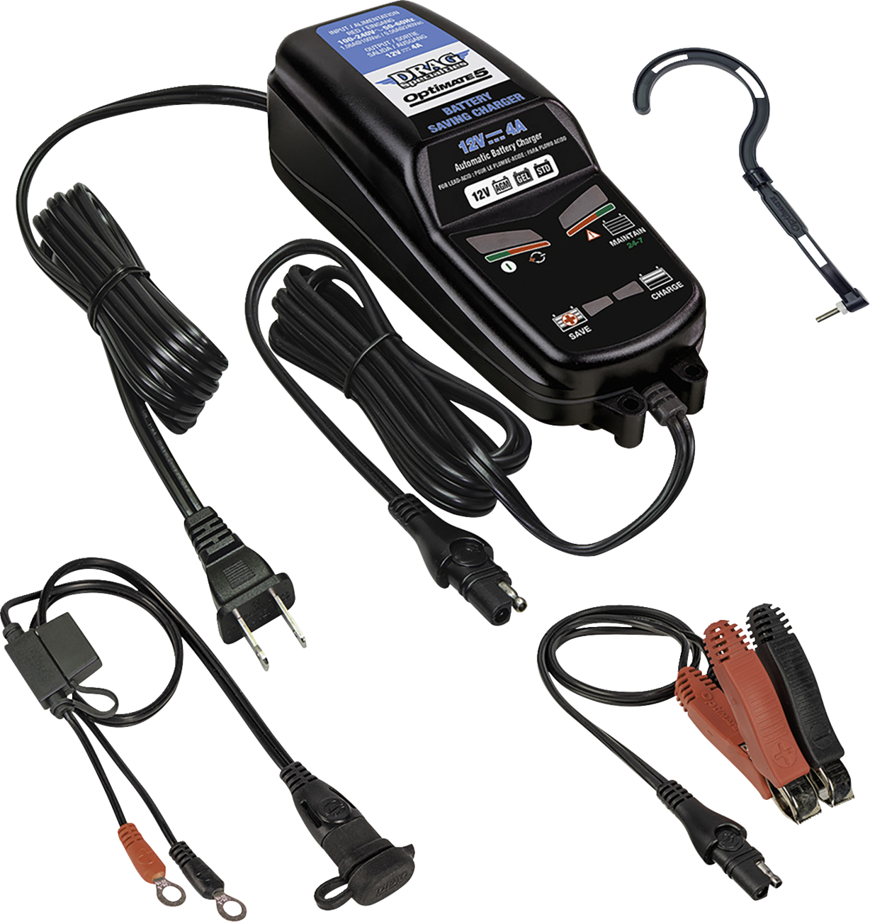 TECMATE - Drag Specialties Battery Charger/Maintainer - Optimate 5 - Image 2