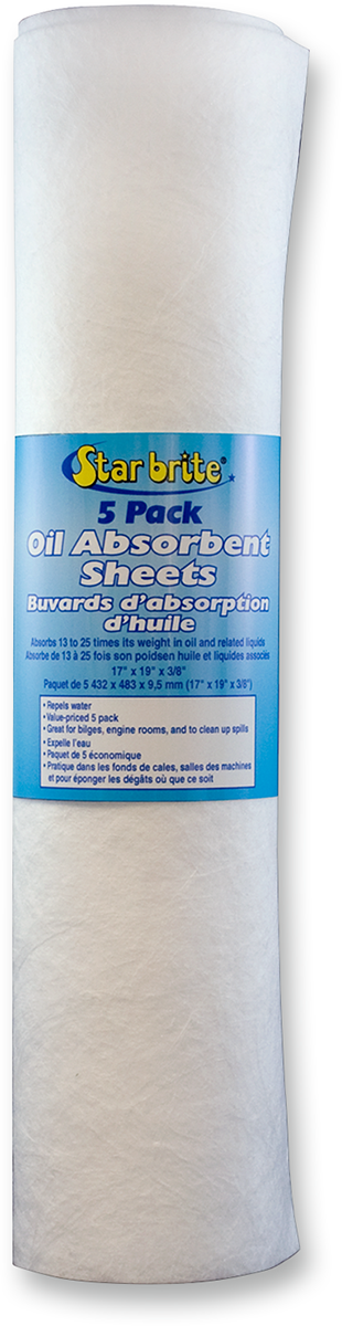 STAR BRITE - Oil Pad - Absorbent - 17 x 19 - 5-Pack