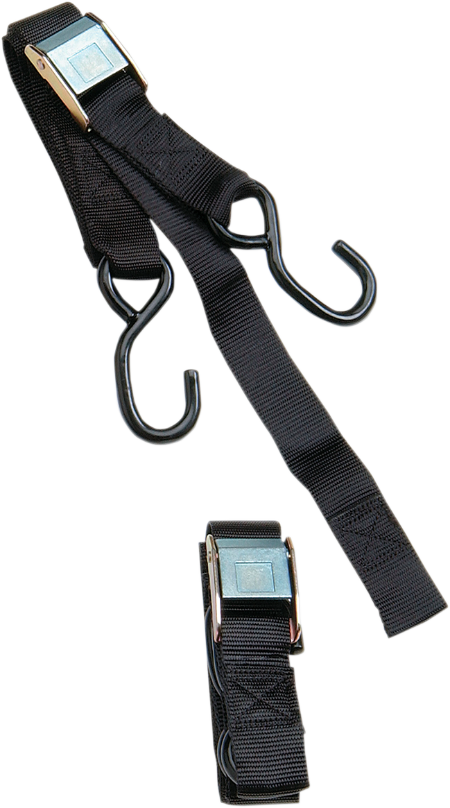 PARTS UNLIMITED - Cam Buckle Tie-Down - 1" x 5-1/2' - Black