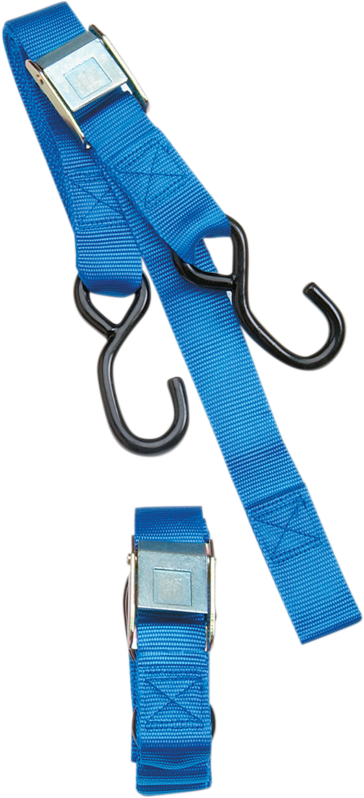 PARTS UNLIMITED - Cam Buckle Tie-Down - 1" x 5-1/2' - Blue