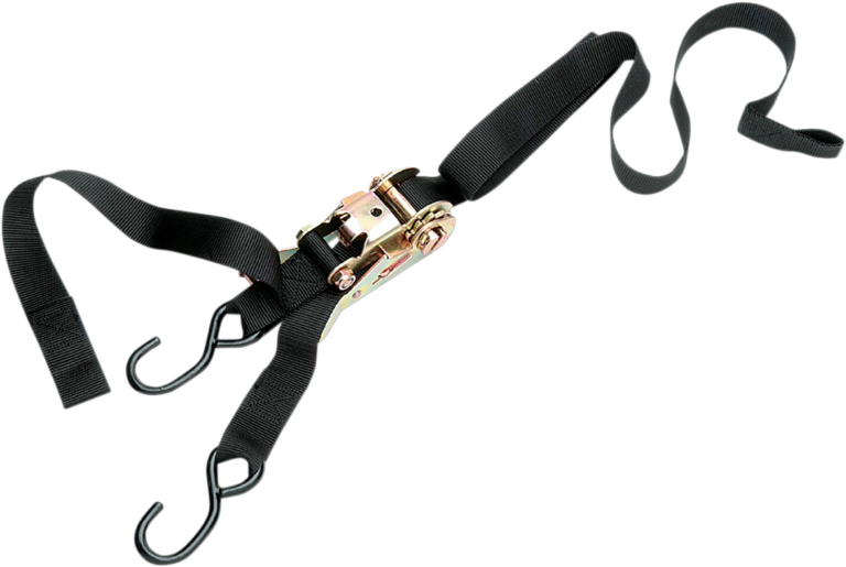 PARTS UNLIMITED - 1" Ratchet Tied Down - Assist - Black