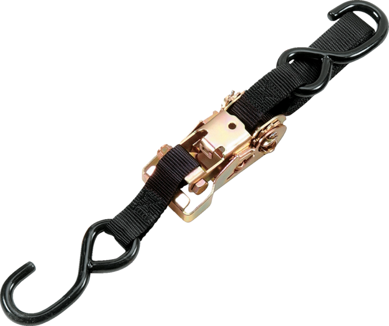 PARTS UNLIMITED - Heavy-Duty Ratchet Tie-Down - 1-1/2" x 6' - Black