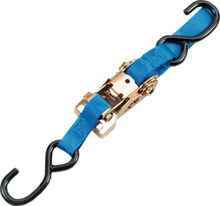 PARTS UNLIMITED - Heavy-Duty Ratchet Tie-Down - 1-1/2" x 6' - Blue