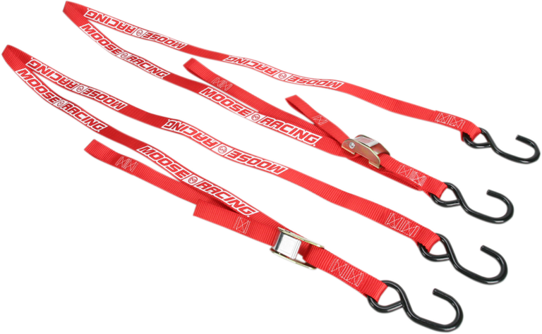 MOOSE OFFROAD - Soft-Tie Tie-Downs - Red