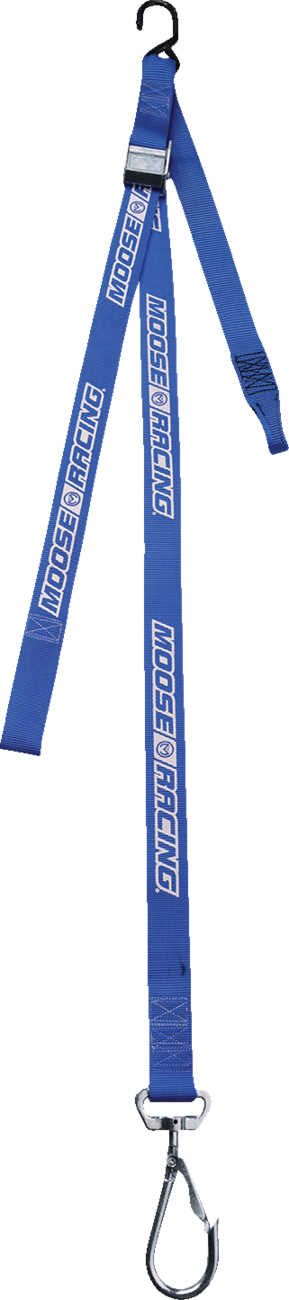 MOOSE OFFROAD - 1-1/2" Tie-Downs with Swivel Hooks - Blue