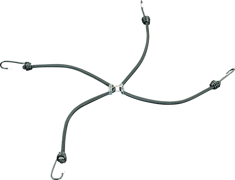 PARTS UNLIMITED - Bungee Cord - 4 Hook - 24"