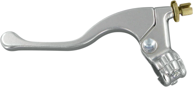 PARTS UNLIMITED - Shorty Style Power Lever Assembly - Left Hand - Honda - Silver