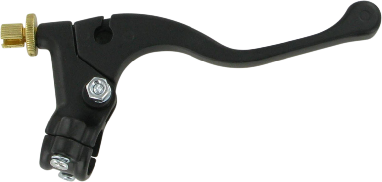 PARTS UNLIMITED - Shorty Style Power Lever Assembly - Left Hand - Honda - Black