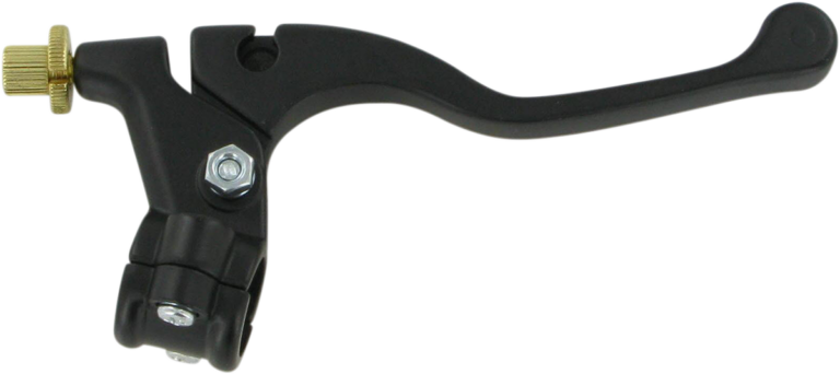 PARTS UNLIMITED - Shorty Style Power Lever Assembly - Left Hand - Yamaha - Black