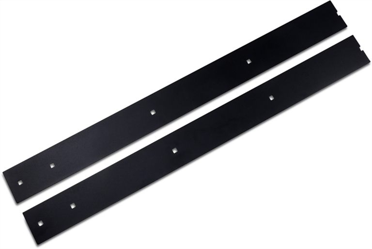 MOOSE OFFROAD - Plow Wear Bar - Matte Black - 66" - 2 Piece