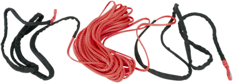 MOOSE OFFROAD - Winch Rope - Red - 3/16" x 50'