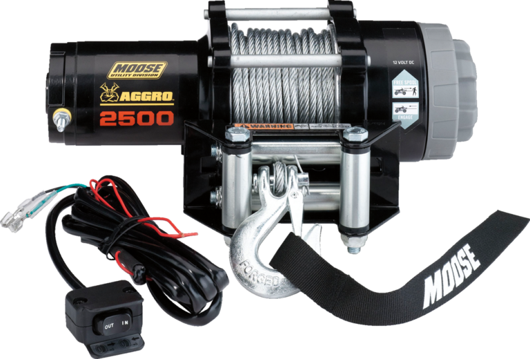 MOOSE OFFROAD - 2500 lb Winch - Wire Rope - 50'