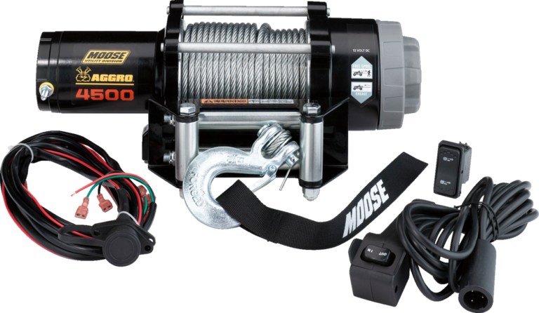 MOOSE OFFROAD - 4500 lb Winch - Wire Rope - 50'