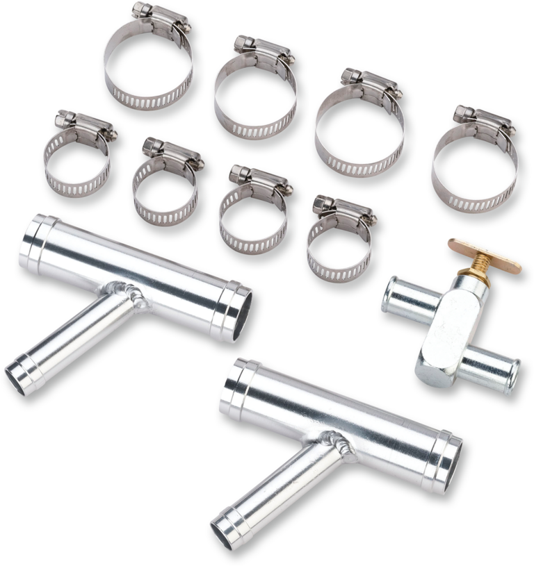 MOOSE OFFROAD - Cab Heater Y Fitting with Shutoff Valve Kit