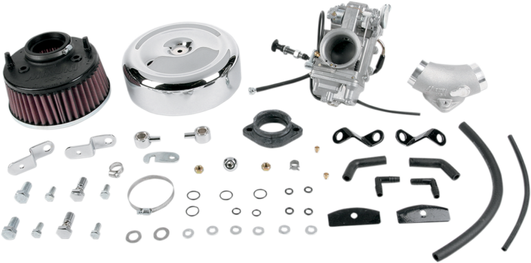 MIKUNI - Smoothbore Carburetor Total Kit - HSR45 - Evolution Big Twin