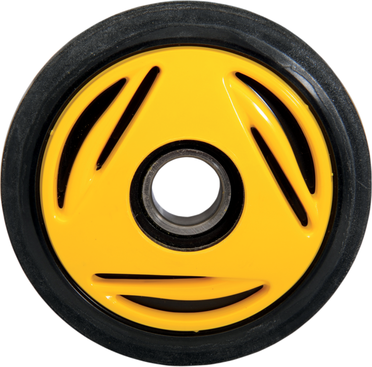 PARTS UNLIMITED - Idler Wheel with Bearing 6205-2RS - Yellow - Group 11 - 135 mm OD x 1" ID