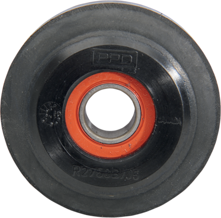 PARTS UNLIMITED - Idler Wheel with 6202-2RS Bearing - Black - 2.75" OD x 0.625" ID