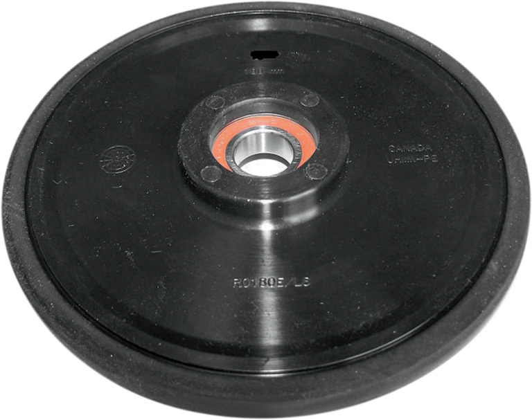 PARTS UNLIMITED - Idler Wheel with 6004-2RS Bearing - Black - 180 mm OD x 20 mm ID