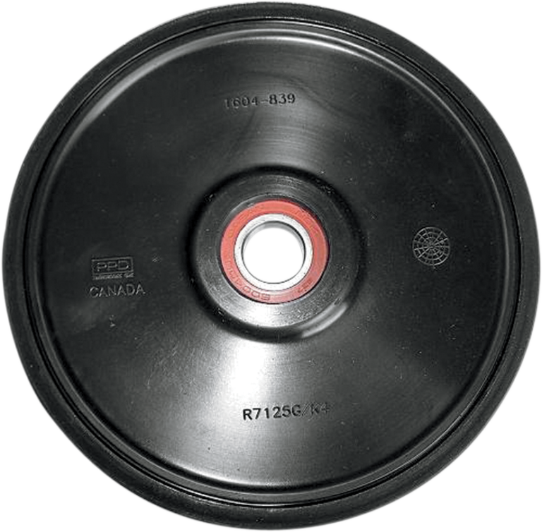 PARTS UNLIMITED - Thin Idler Wheel with Bearing 6004-2RS - Black - Group 5 - 7.125" OD x 20 mm ID