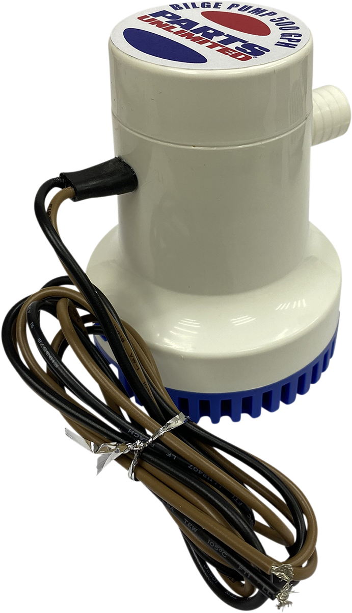 PARTS UNLIMITED - Bilge Pump - 500 GPH - Non-Automatic